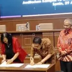 Foto TANDATANGAN MOU ANTARA UNIVERSITAS NUSA LONTAR ROTE DENGAN UNIVERSITAS GUNADARMA